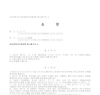 소장 (대리경작자지정처분취소청구) 소장 (대리경작자지정처분취소청구)